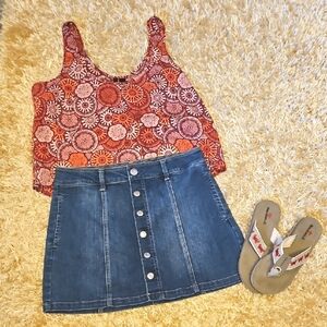 American Eagle Outfitters Denim Mini Skirt